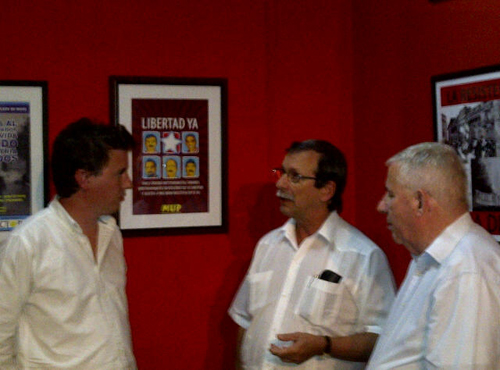 ACTO EN EL MUP CON EMBAJADOR DE CUBA Y FEDERICO MARTELLI